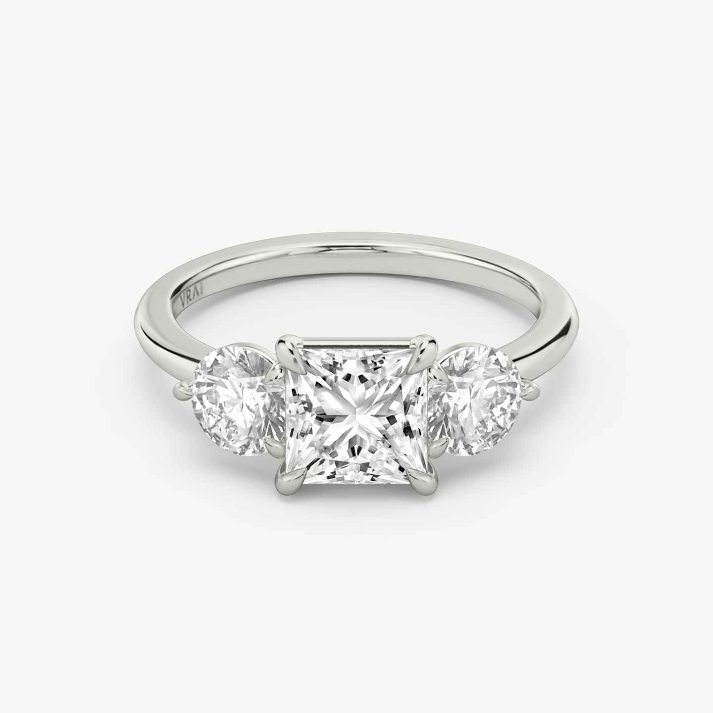 Three Stone Engagement Ring Closeup image of Three Stone Engagement Ring