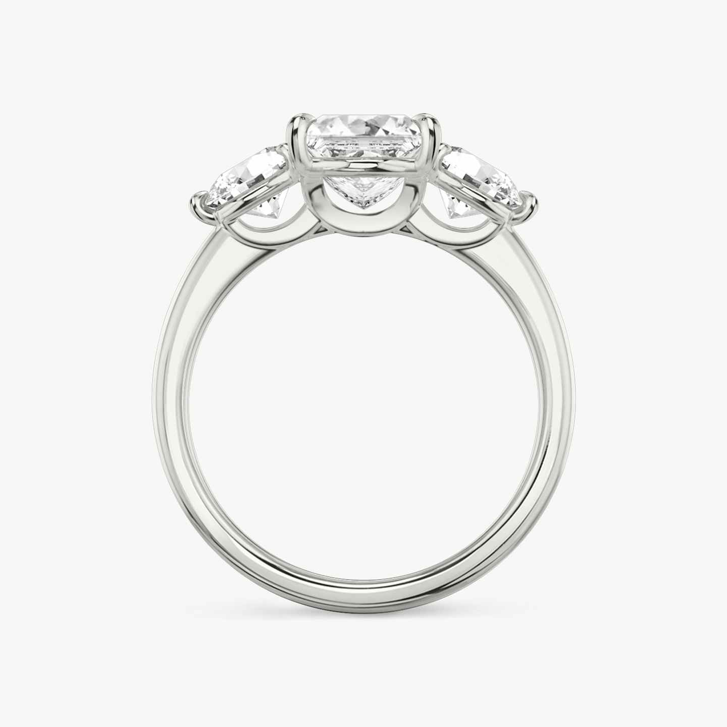 Three Stone Engagement Ring Closeup image of Three Stone Engagement Ring