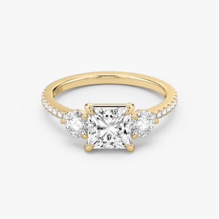 Three Stone Princess Ring
