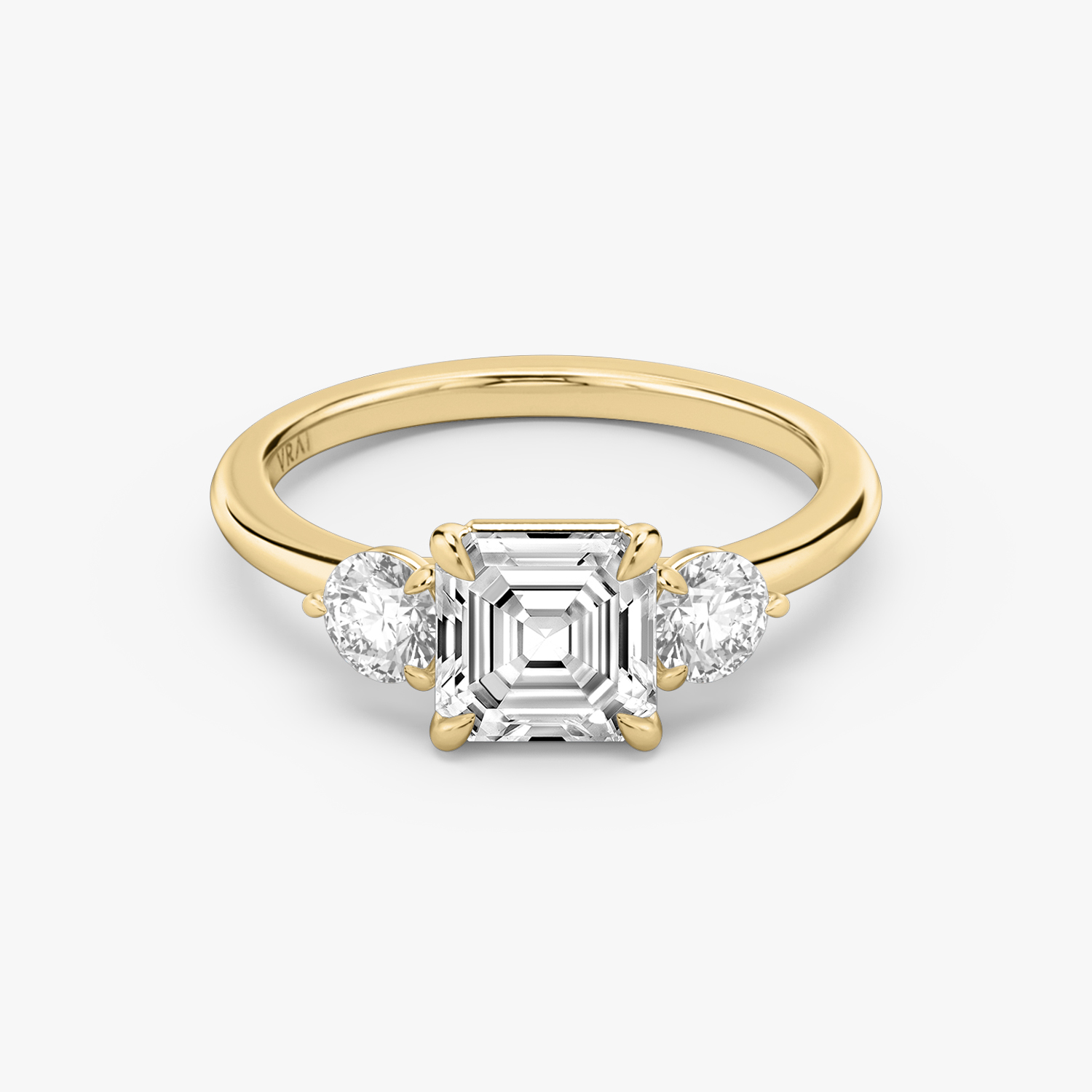 3 Stone Engagement Ring | Micheline | Sylvie Jewelry