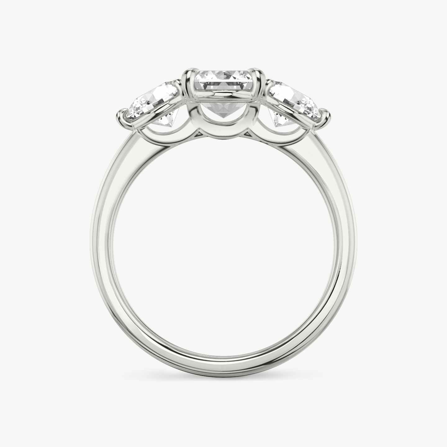 Three Stone Engagement Ring Closeup image of Three Stone Engagement Ring