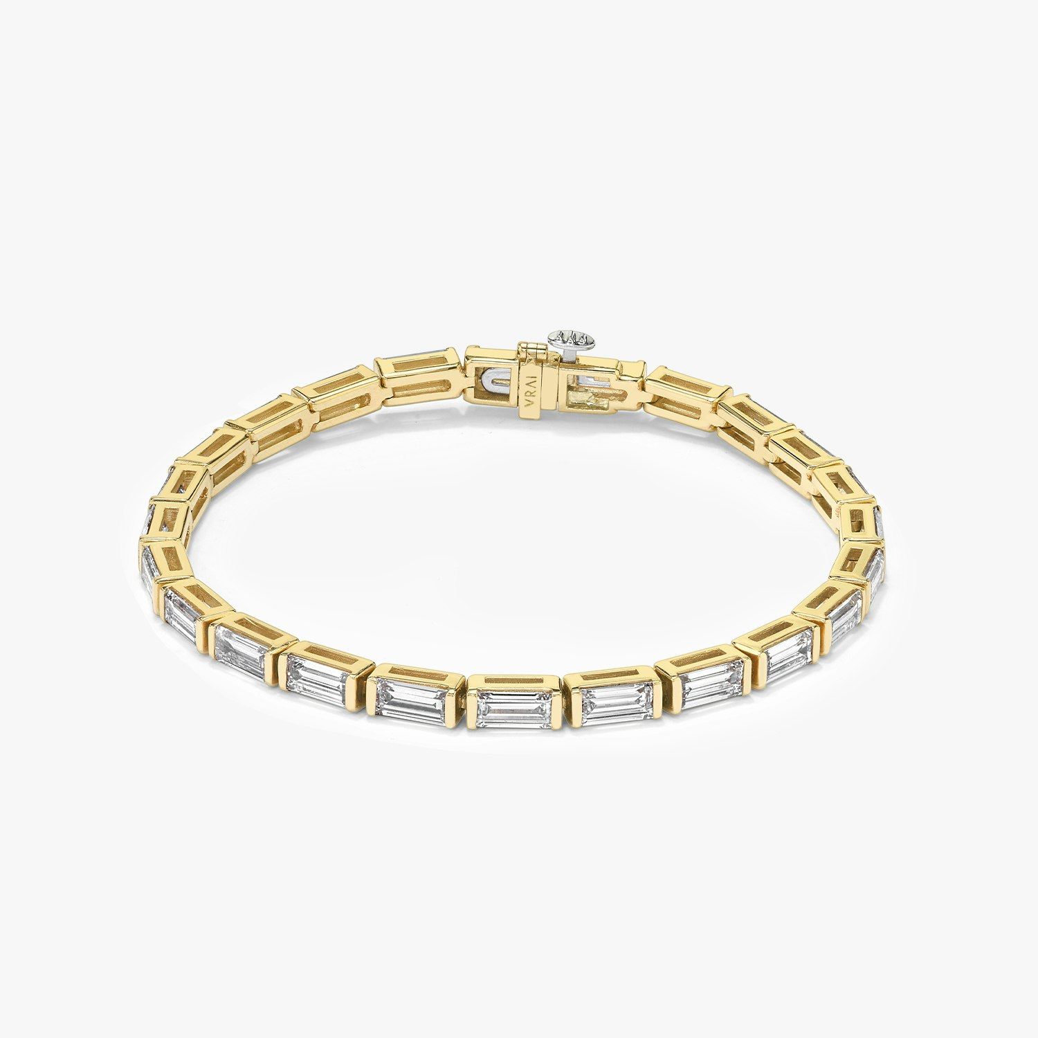 VRAI Baguette Tennis Bracelets | 14k Yellow Gold