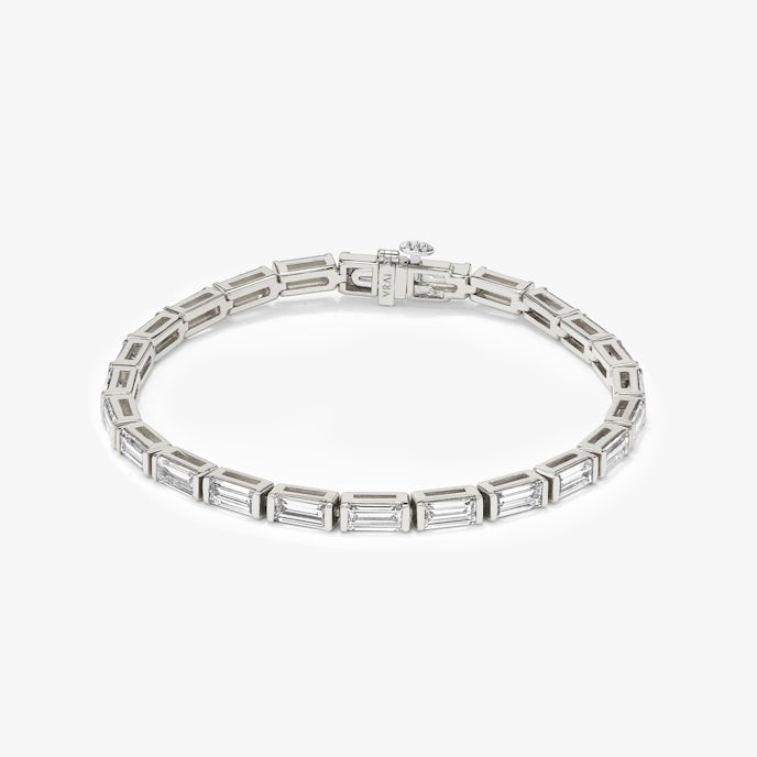 undefined Baguette | White Gold