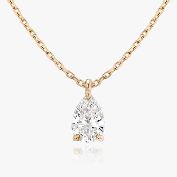 Rose Gold Solitaire Pendant