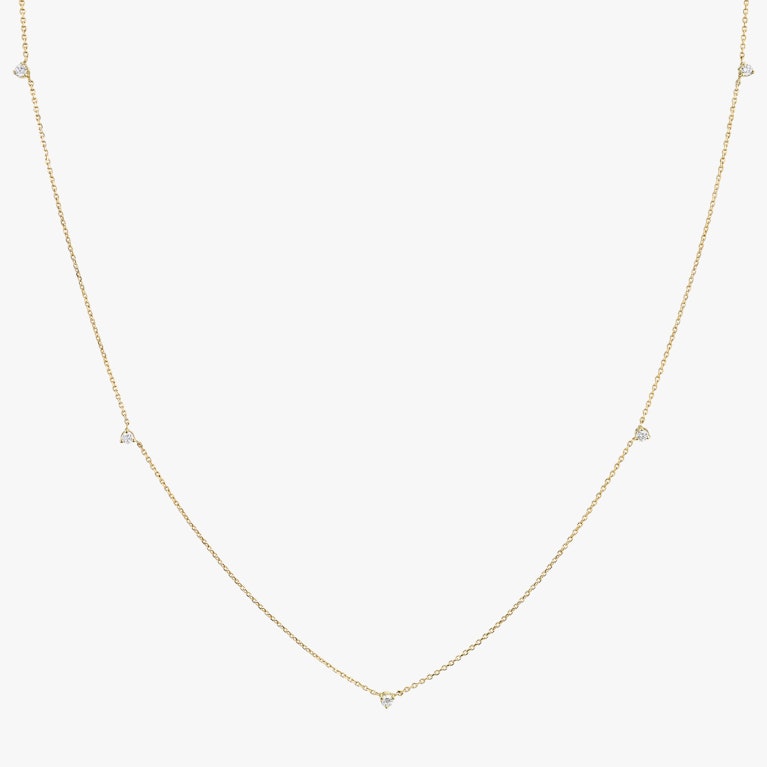Diamond Necklace | Sustainably Created Diamond | 14K Solid Gold | VRAI