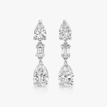 Del Sol Diamond Drop Earrings