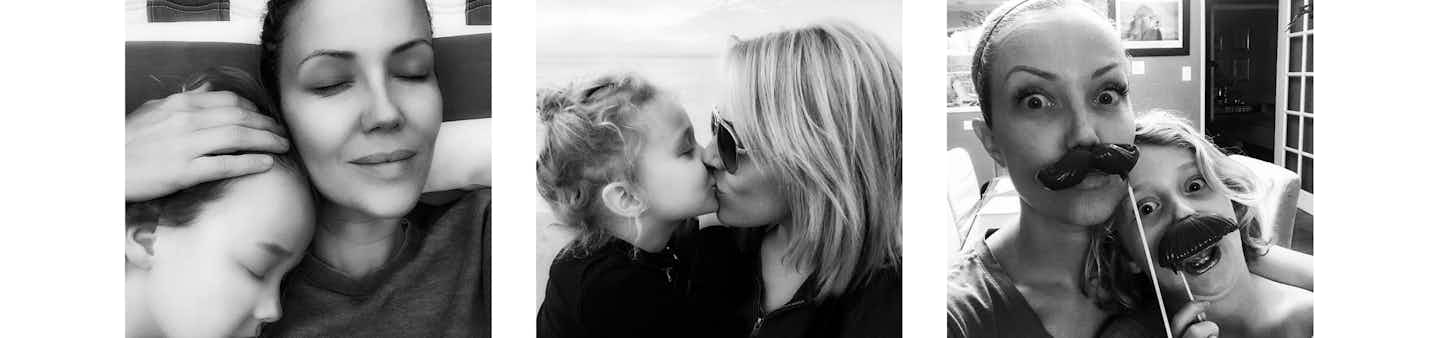 Tara Swennen and child