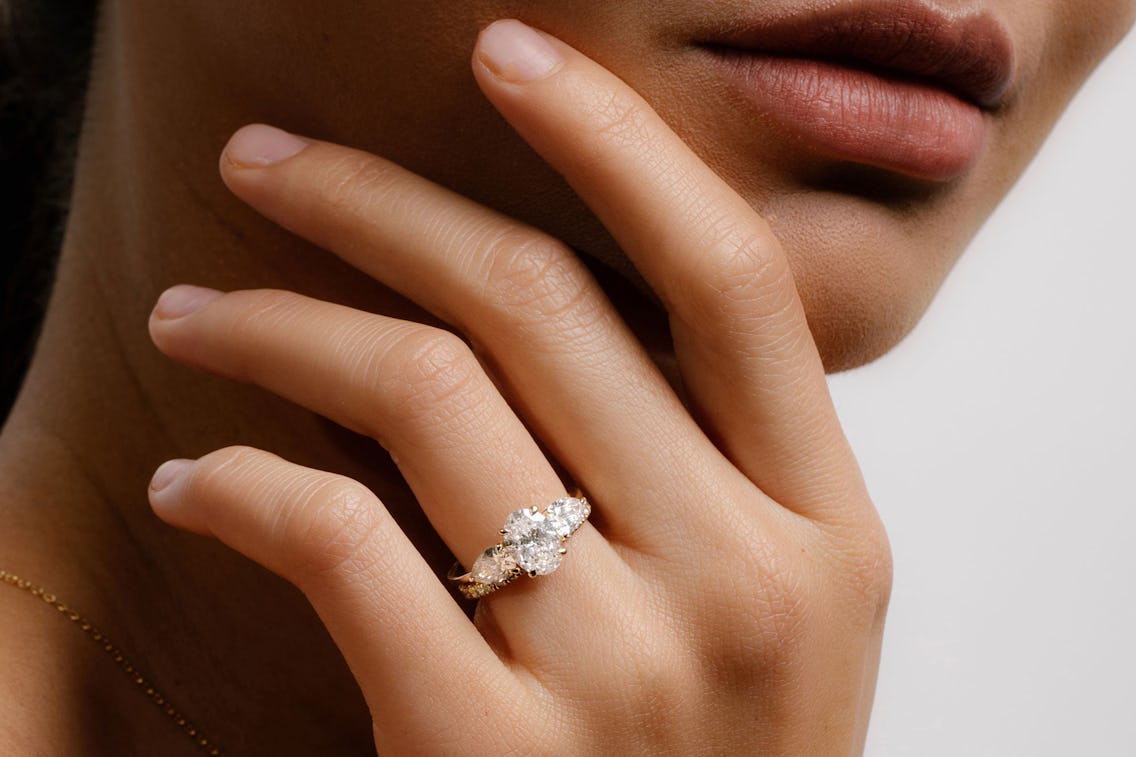 The New Three Stone Engagement Ring 