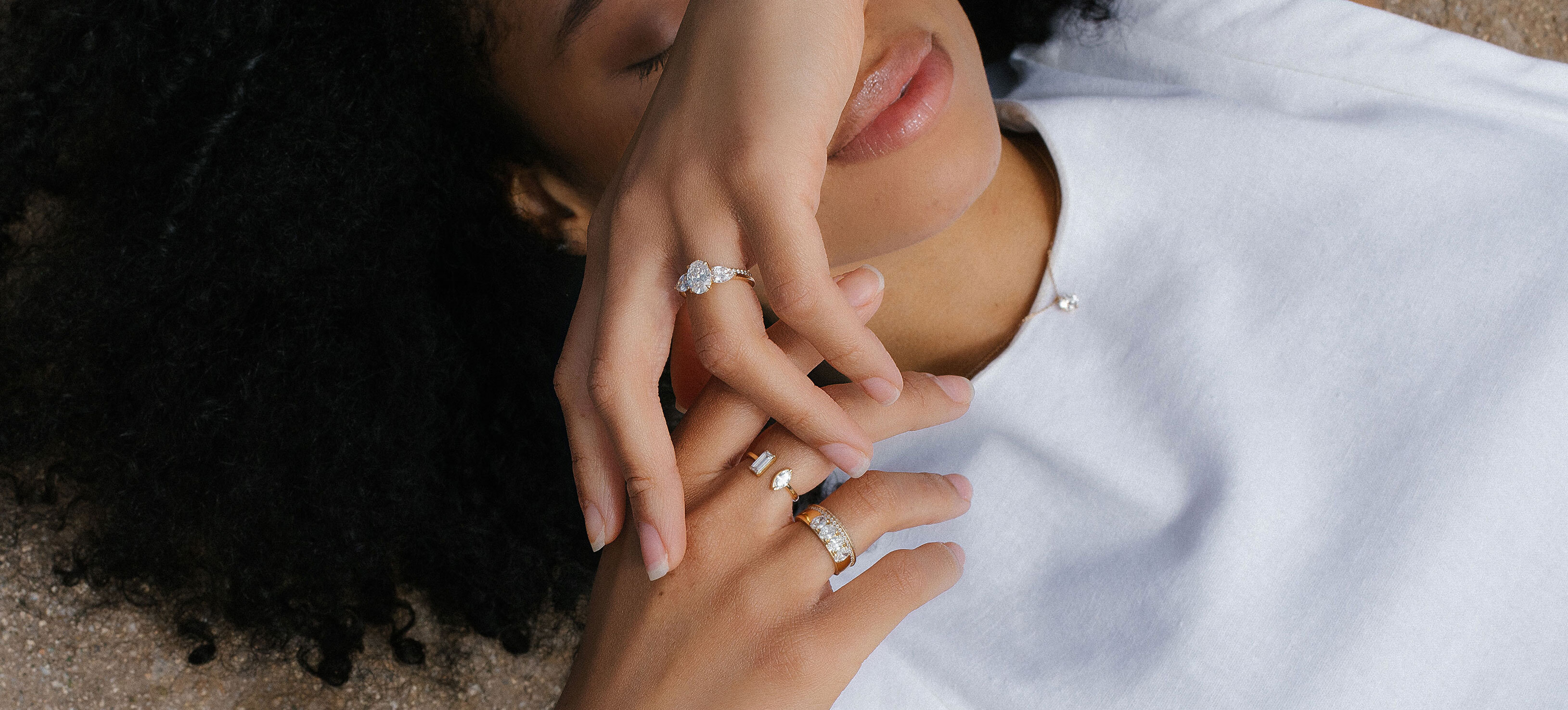 Lab grown diamonds, Rings featuring lab grown diamonds