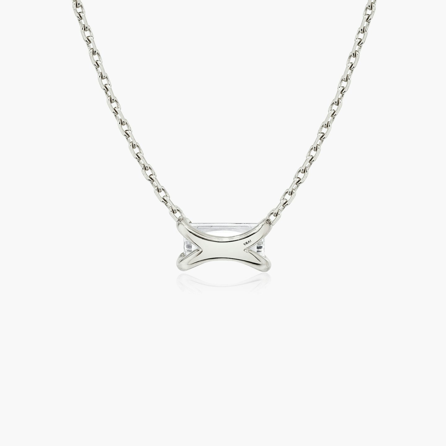 Collier Baguette | baguette | 14k | white-gold | caratWeight: 0.25ct