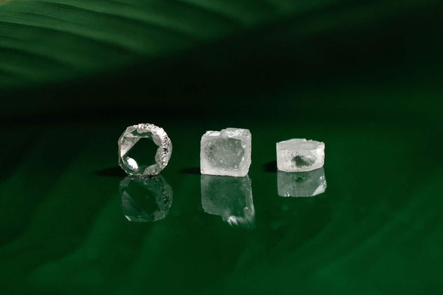 Lab-grown diamonds, lab-created diamonds, rough diamonds