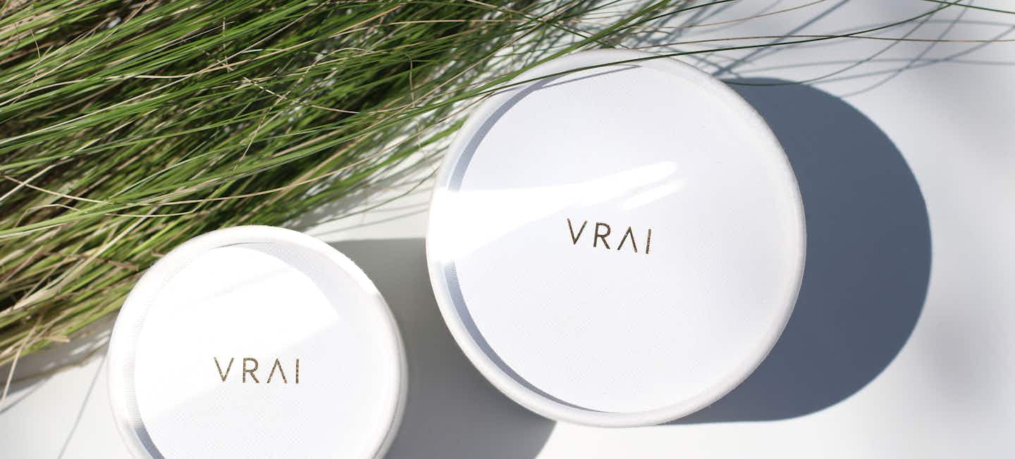 VRAI, packaging, recyclable packaging, sustainable, transparent 