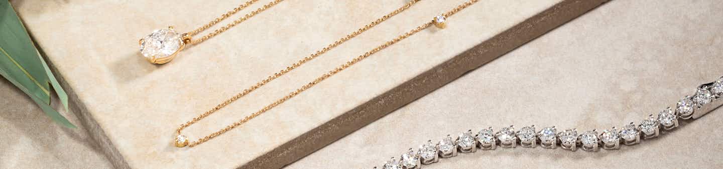 necklaces, earrings, bracelets