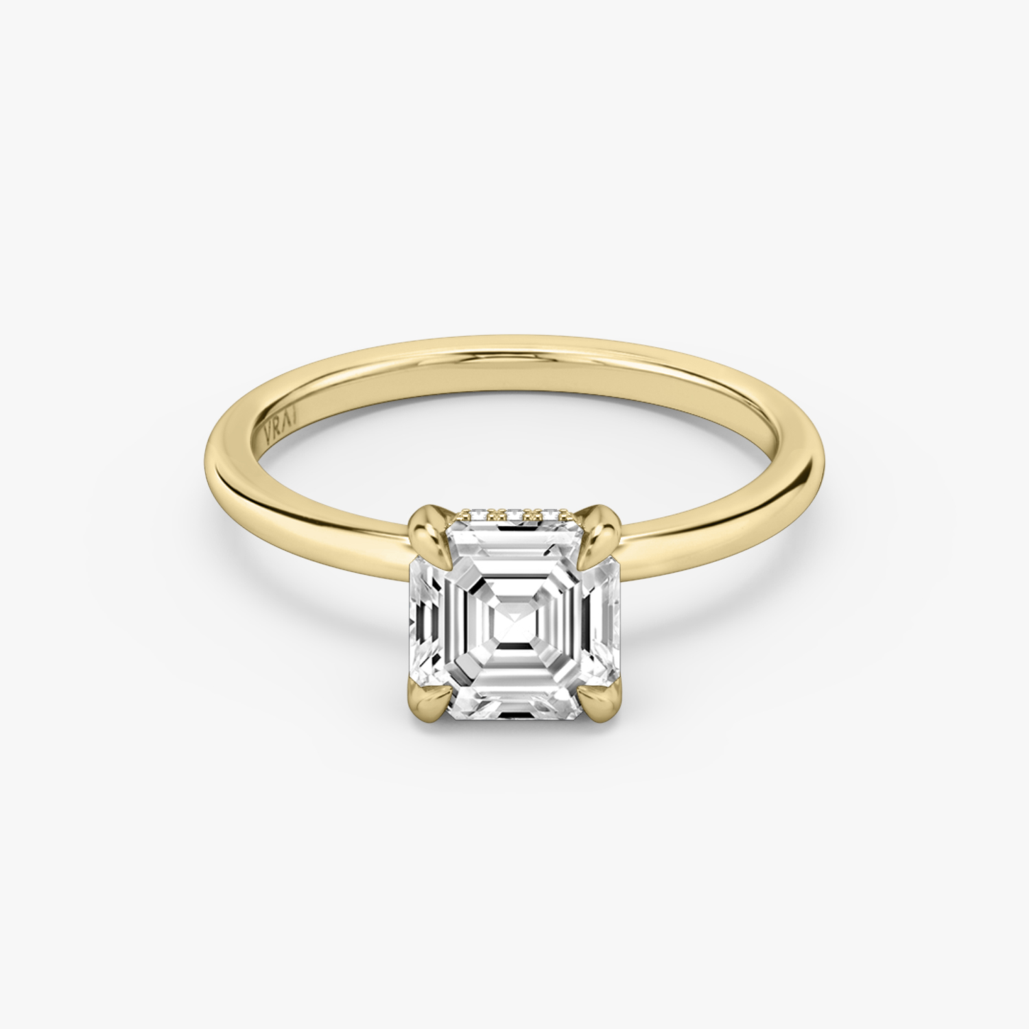 Asscher halo ring deals