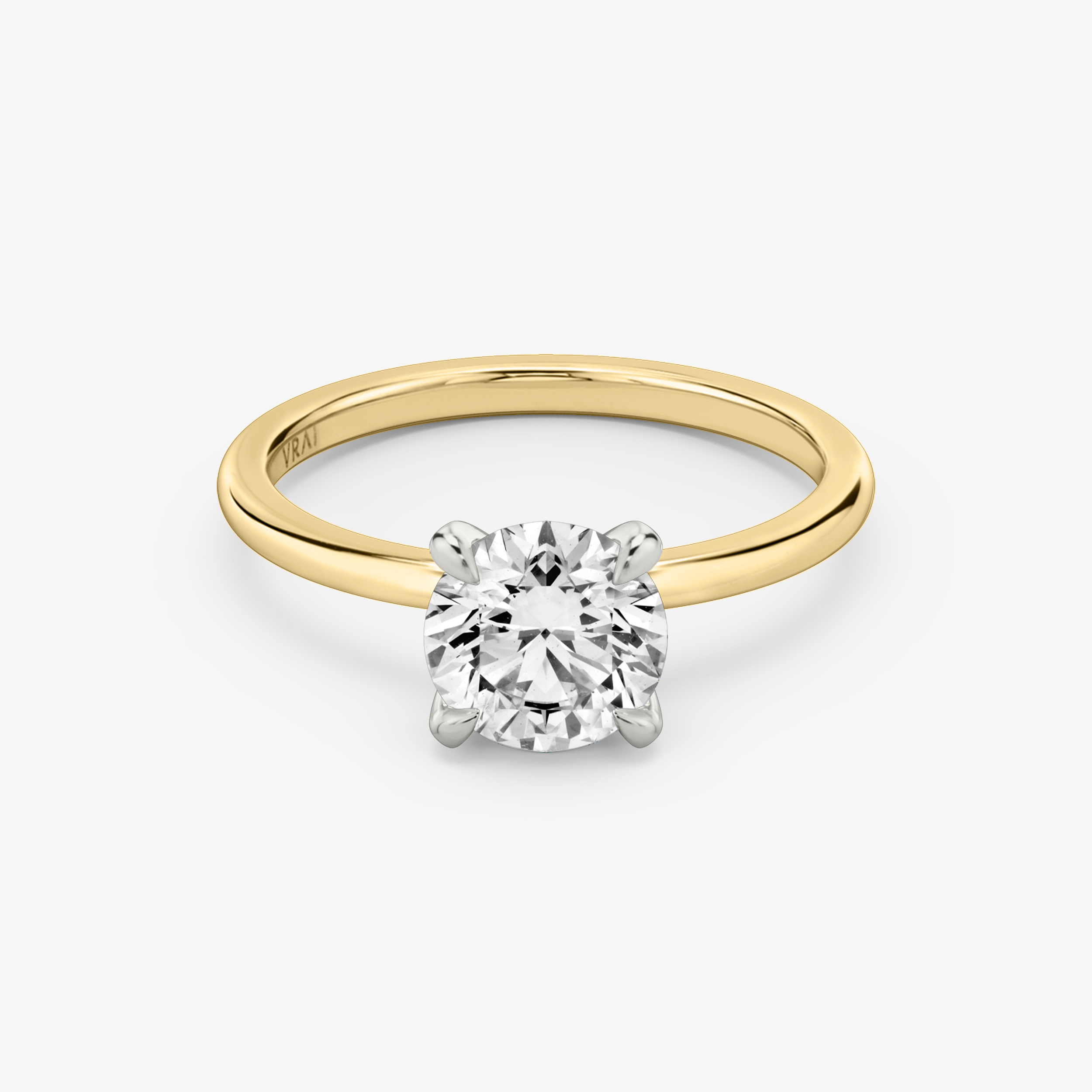 The Classic Two Tone Engagement Ring | VRAI