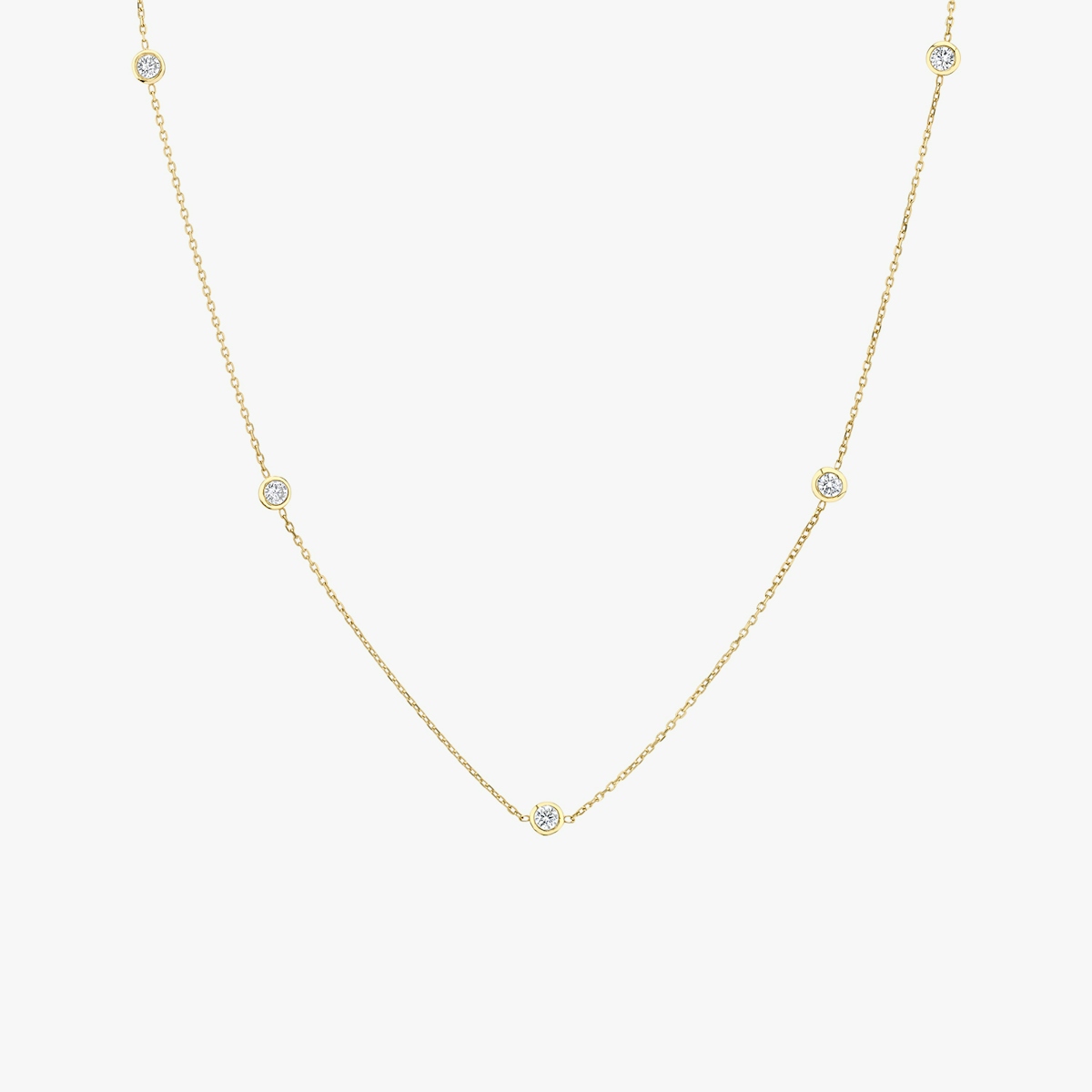 Medium Triple V Necklace — Broken Plates