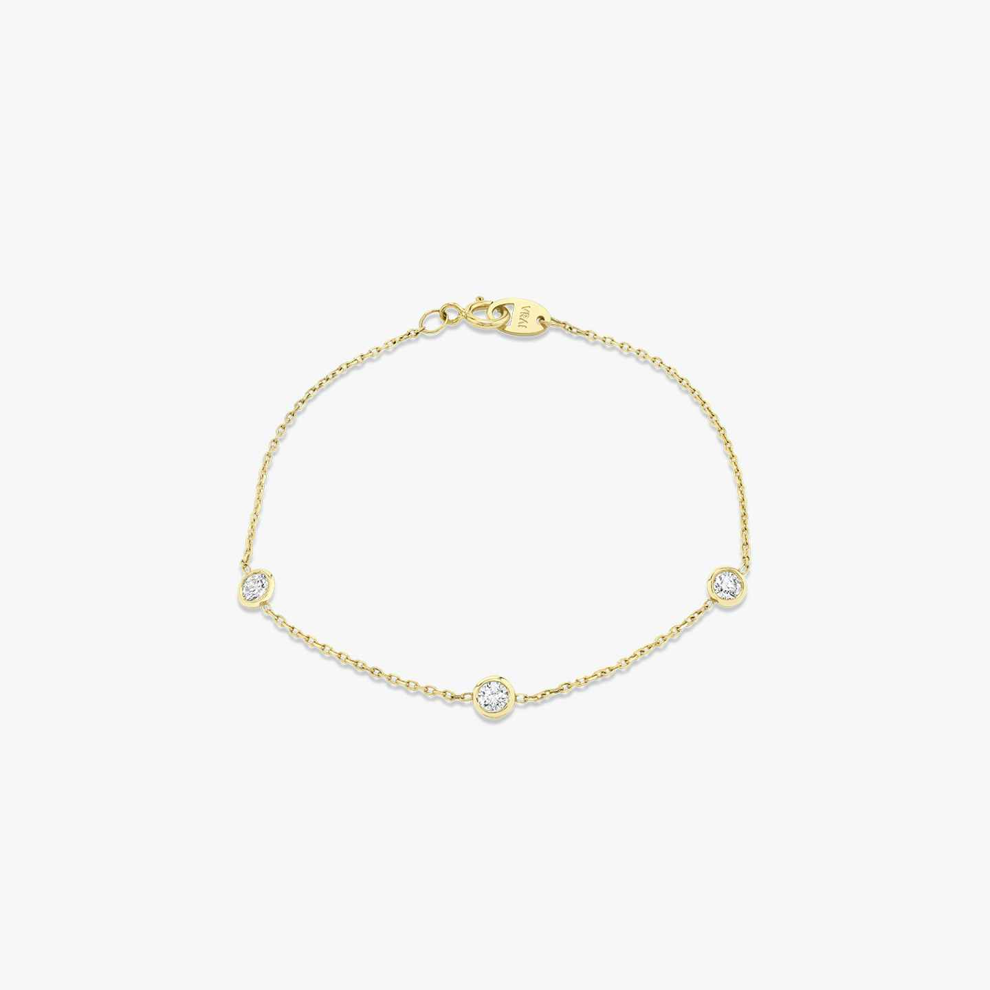 Diamond Bezel Station Bracelet Sustainably Created Diamonds Vrai Diamond Bezel Station Bracelet Sustainably Created Diamonds Vrai