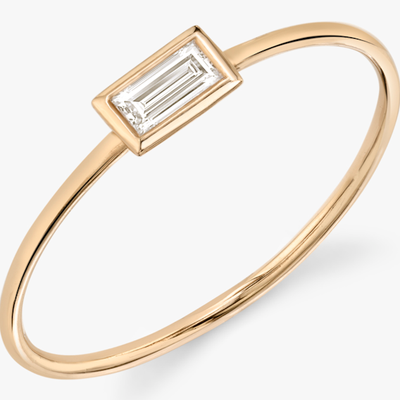 Bezel Diamantring
