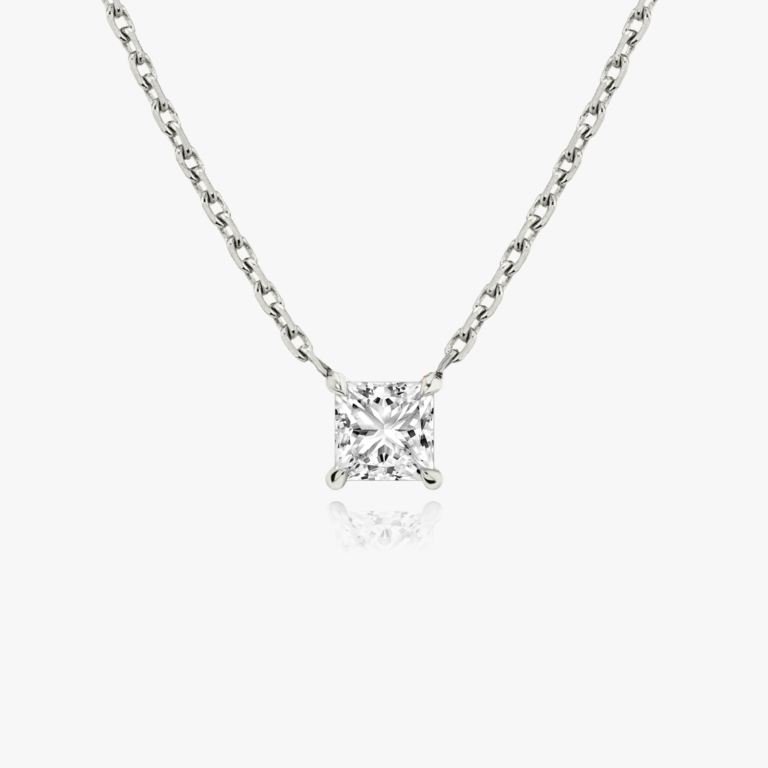 Vrai round diamond bezel necklace discount