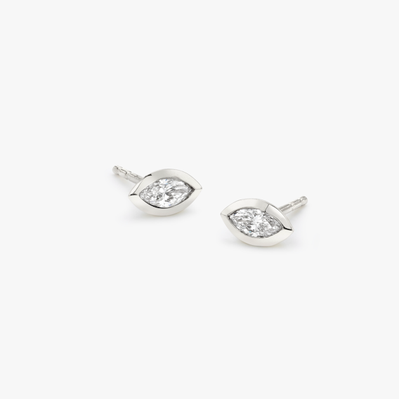 Bezel Earrings