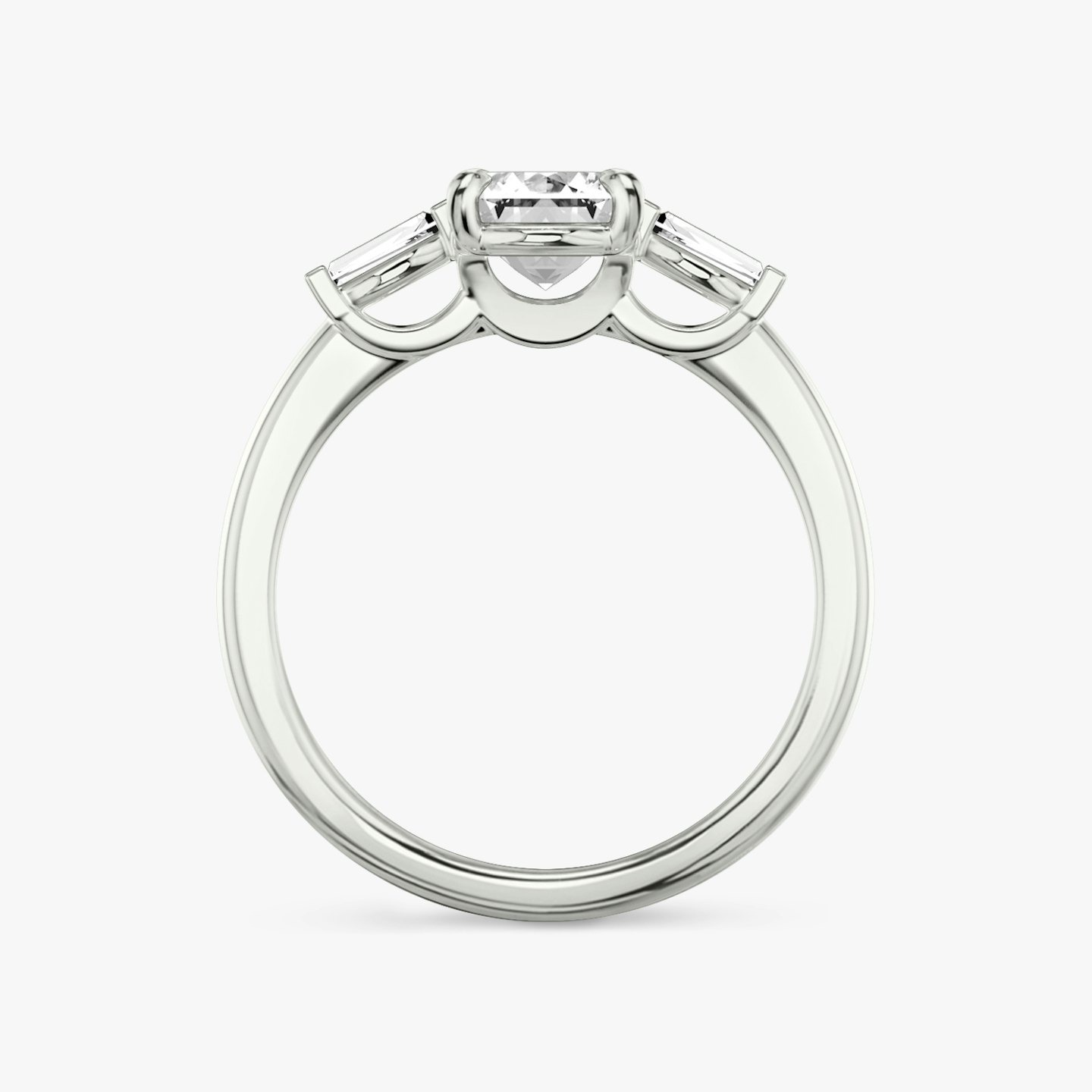 Three Stone Engagement Ring Closeup image of Three Stone Engagement Ring