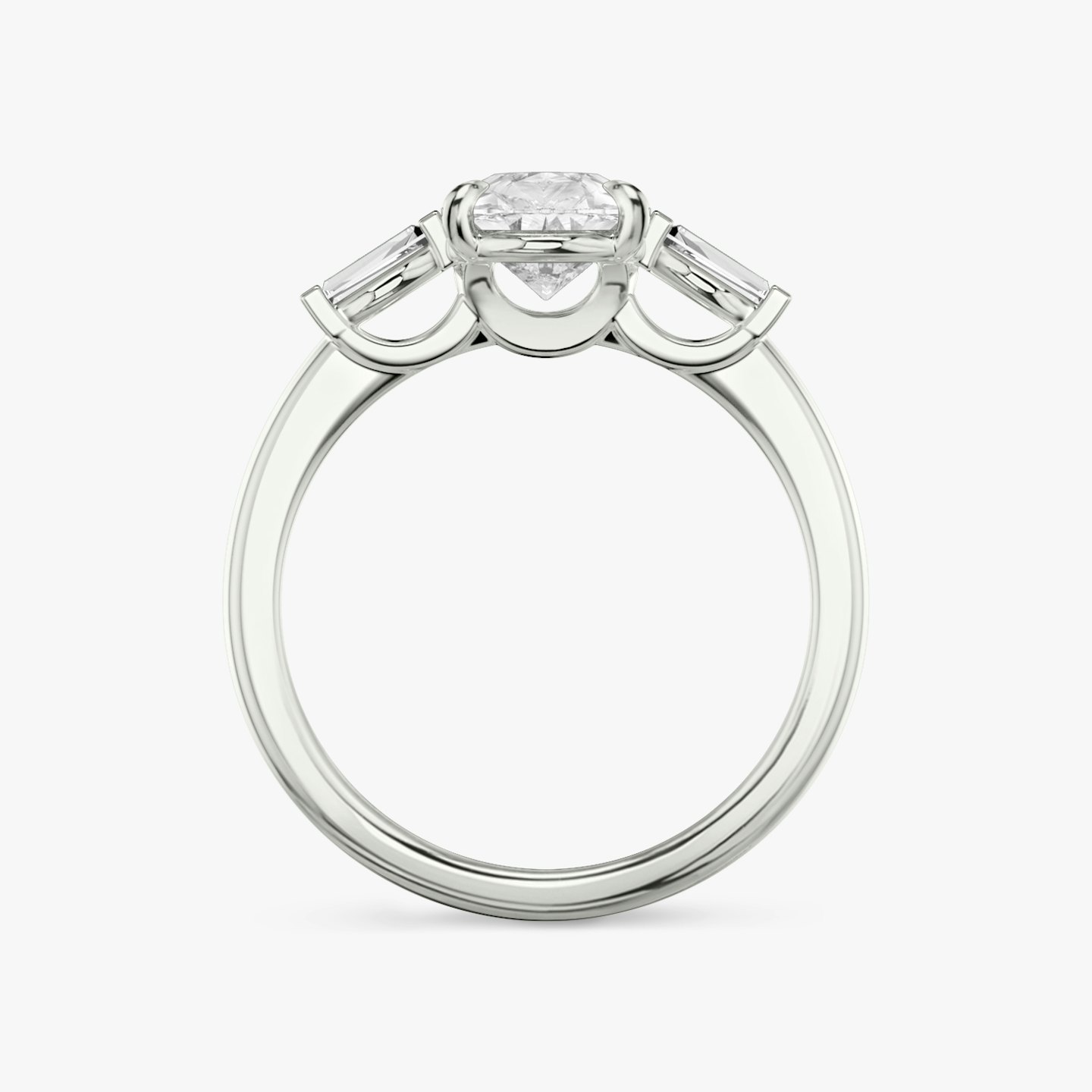 Three Stone Engagement Ring Closeup image of Three Stone Engagement Ring