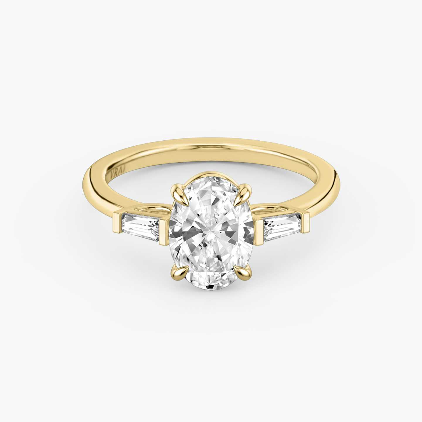 Three Stone Engagement Ring Closeup image of Three Stone Engagement Ring