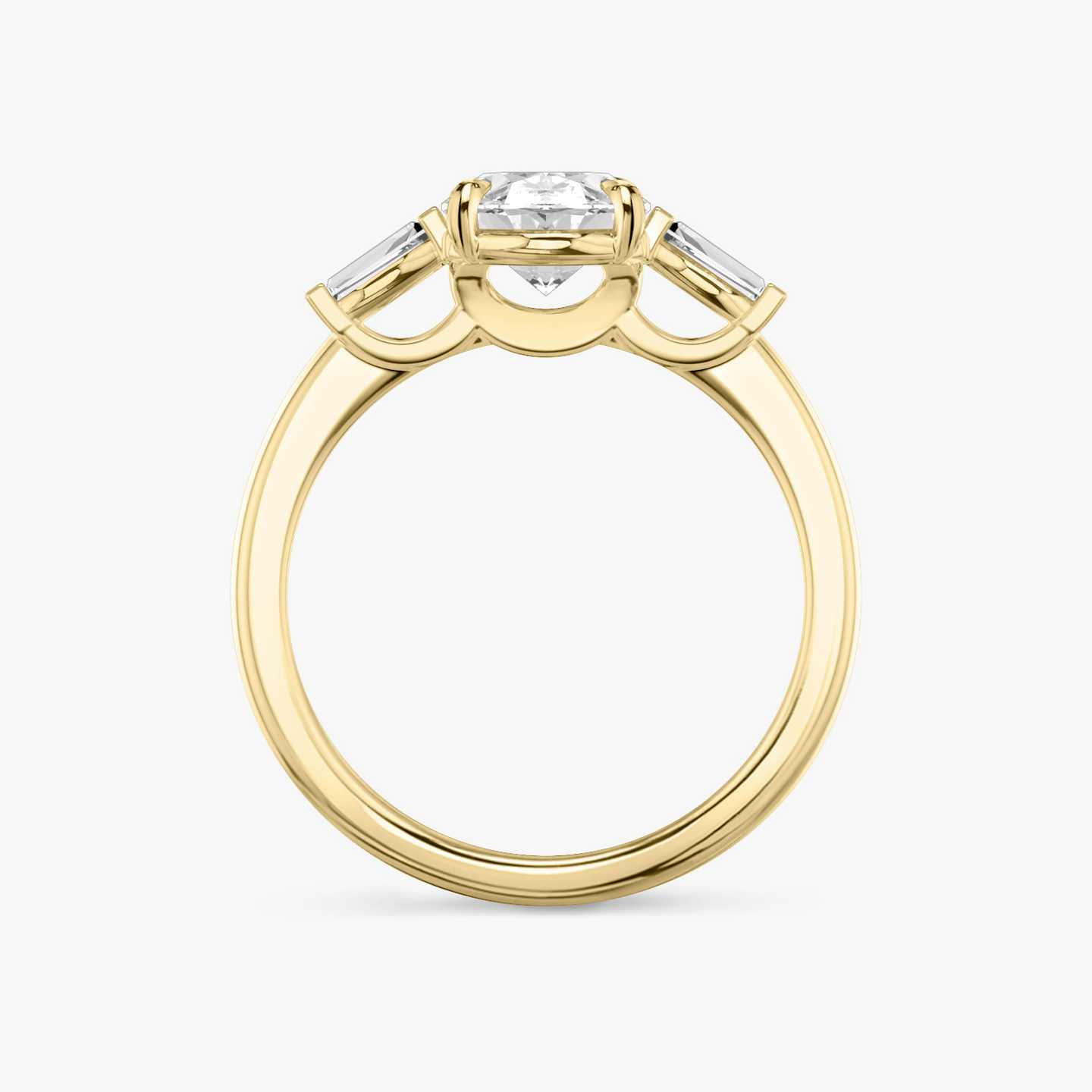 Three Stone Engagement Ring Closeup image of Three Stone Engagement Ring