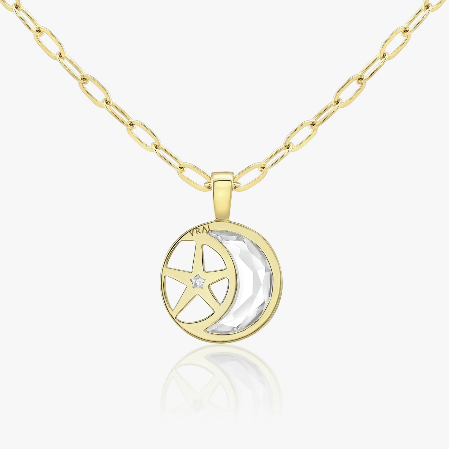 Crescent Moon Pendant Closeup image of Crescent Moon Pendant