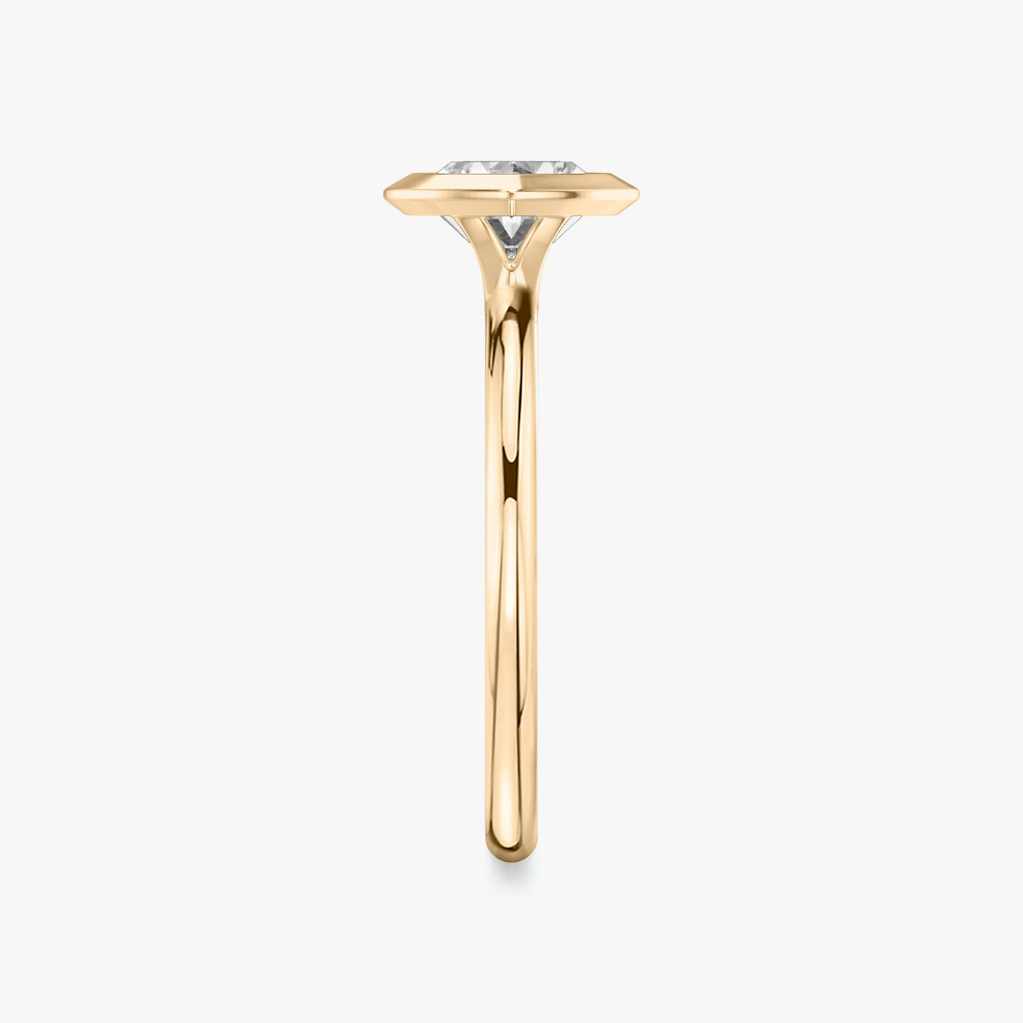 The Signature Bezel | Pavé Marquise | 14k | 14k Rose Gold | Band: Plain | Diamond orientation: Horizontal | Carat weight: See full inventory