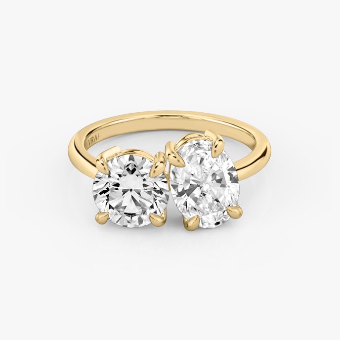 The Toi et MoiRound Brilliant and Oval | Yellow Gold