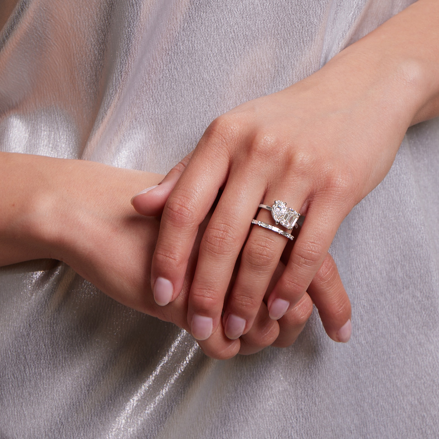 The Toi et Moi Engagement Ring | VRAI Created Diamonds
