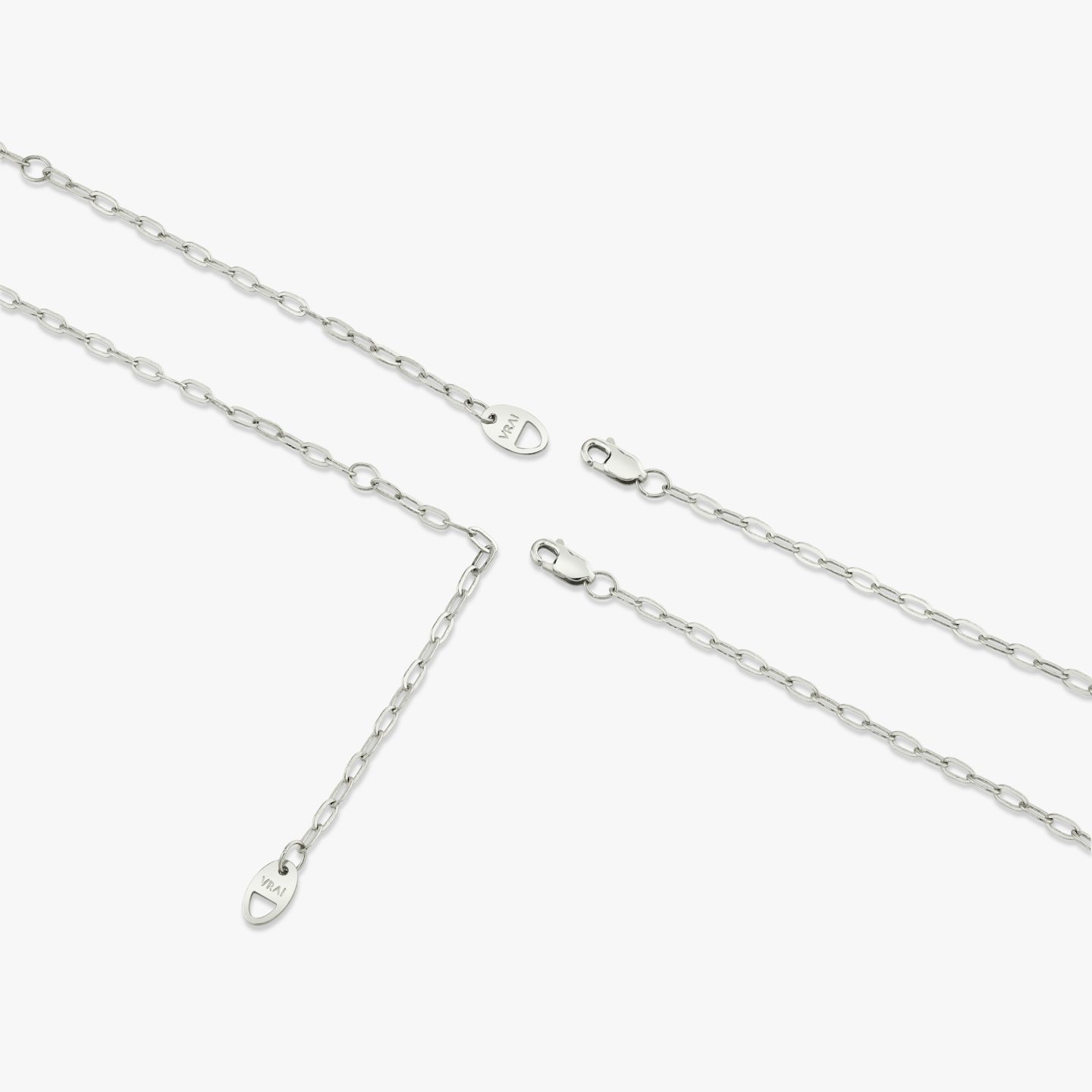 Suspended Solitaire Cross | Platinum | Chain length: 18-20