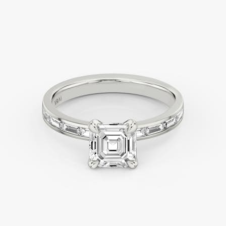 Devotion Asscher Engagement Ring