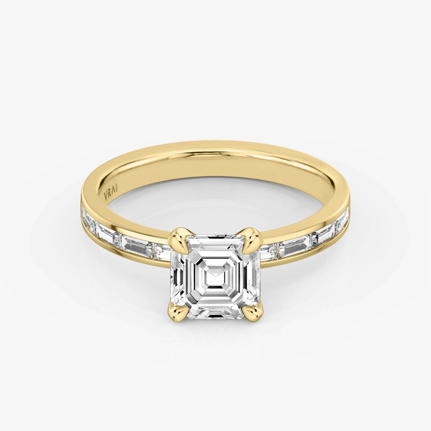 Devotion | Asscher | 18k | 18k Gelbgold | Ringbesatz: Baguette | Ring: Original | Diamantausrichtung: vertical | Karatgewicht: Gesamtbestand ansehen