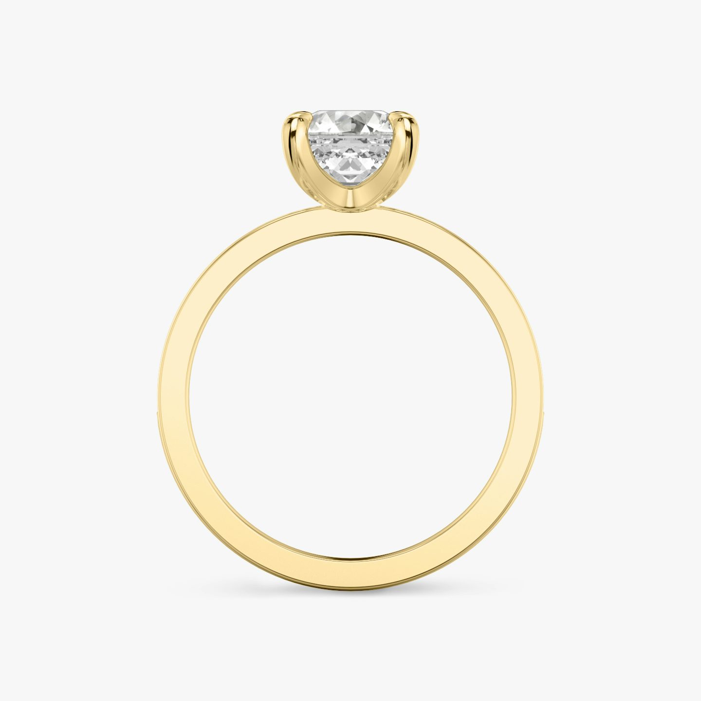 Devotion | Asscher | 18k | 18k Gelbgold | Ring: Pavé | Ringbesatz: Rund | Ring: Large | Diamantausrichtung: vertical | Karatgewicht: Gesamtbestand ansehen