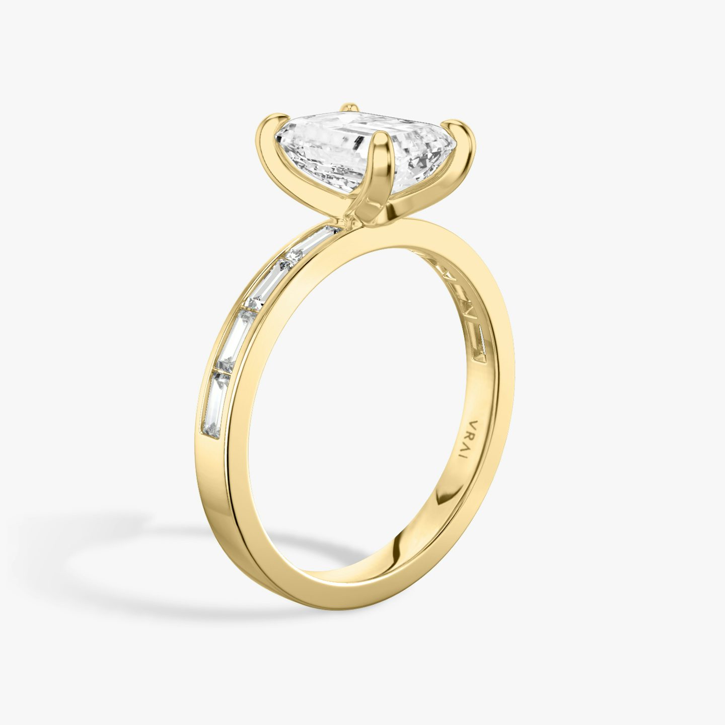 Devotion | Emerald | 18k | 18k Gelbgold | Ring: Pavé | Ringbesatz: Baguette | Ring: Original | Diamantausrichtung: vertical | Karatgewicht: Gesamtbestand ansehen