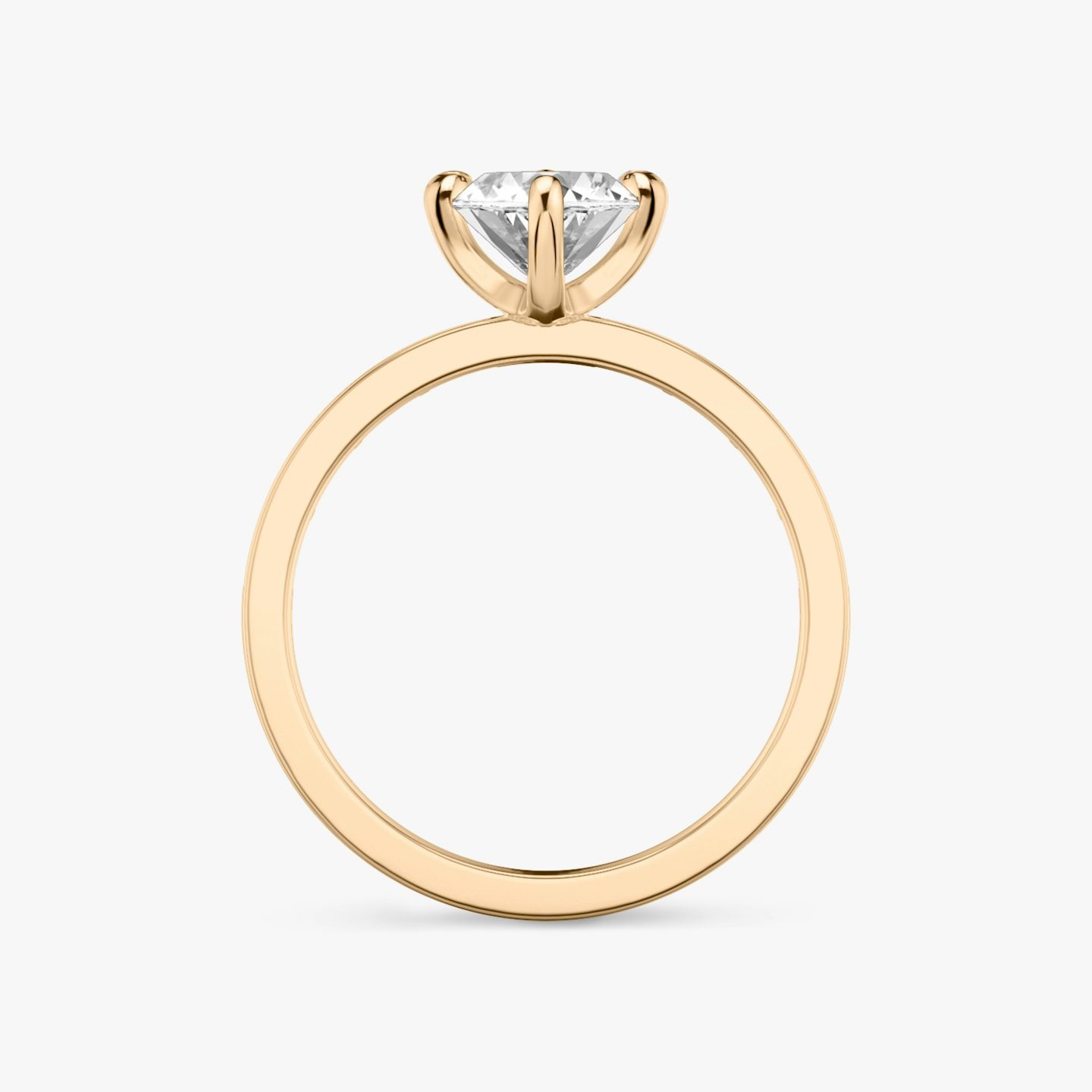 The Devotion | Pavé Marquise | 14k | 14k Rose Gold | Band: Pavé | Band stone shape: Baguette | Band: Original | Diamond orientation: vertical | Carat weight: See full inventory