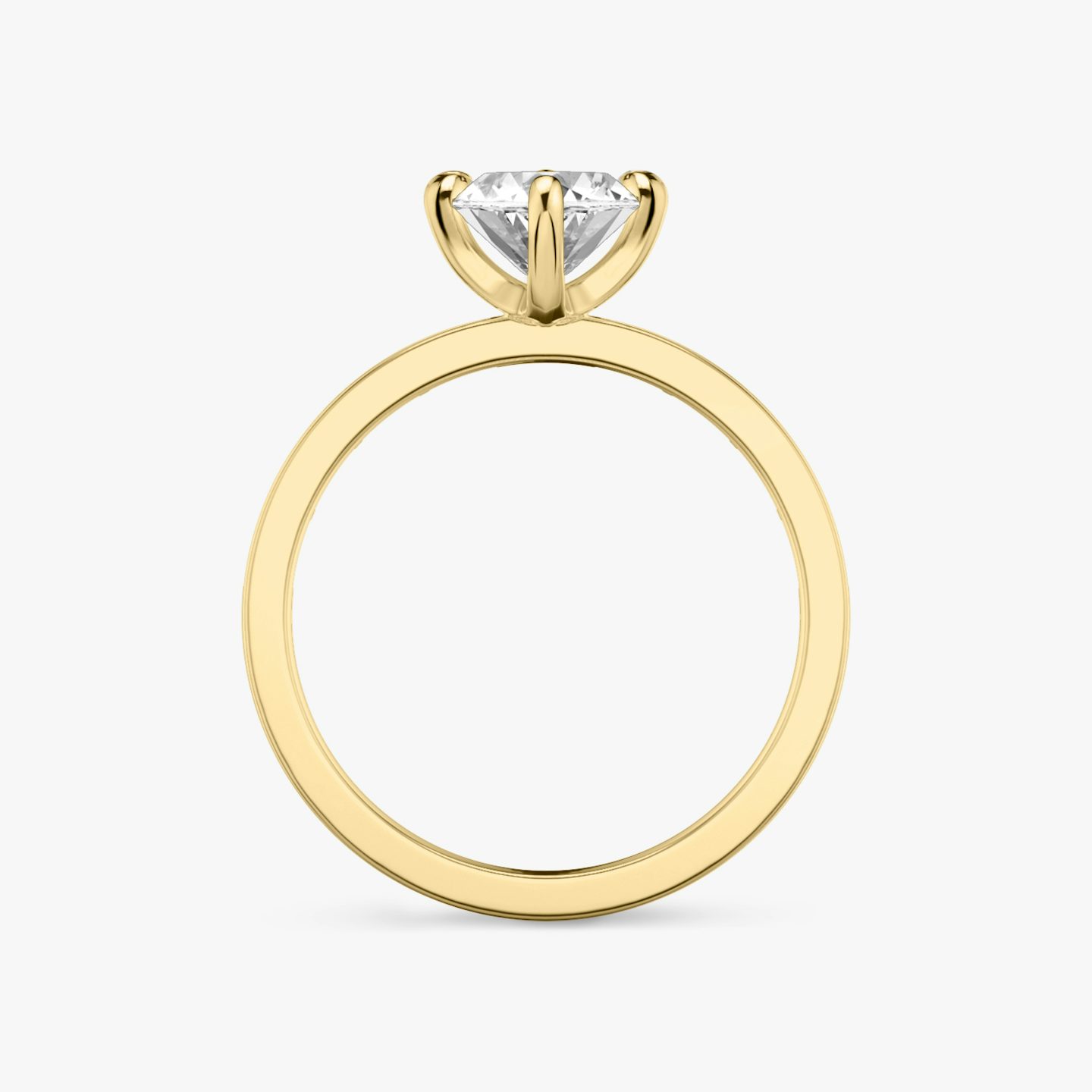 The Devotion | Pavé Marquise | 18k | 18k Yellow Gold | Band stone shape: Baguette | Band: Original | Diamond orientation: vertical | Carat weight: See full inventory