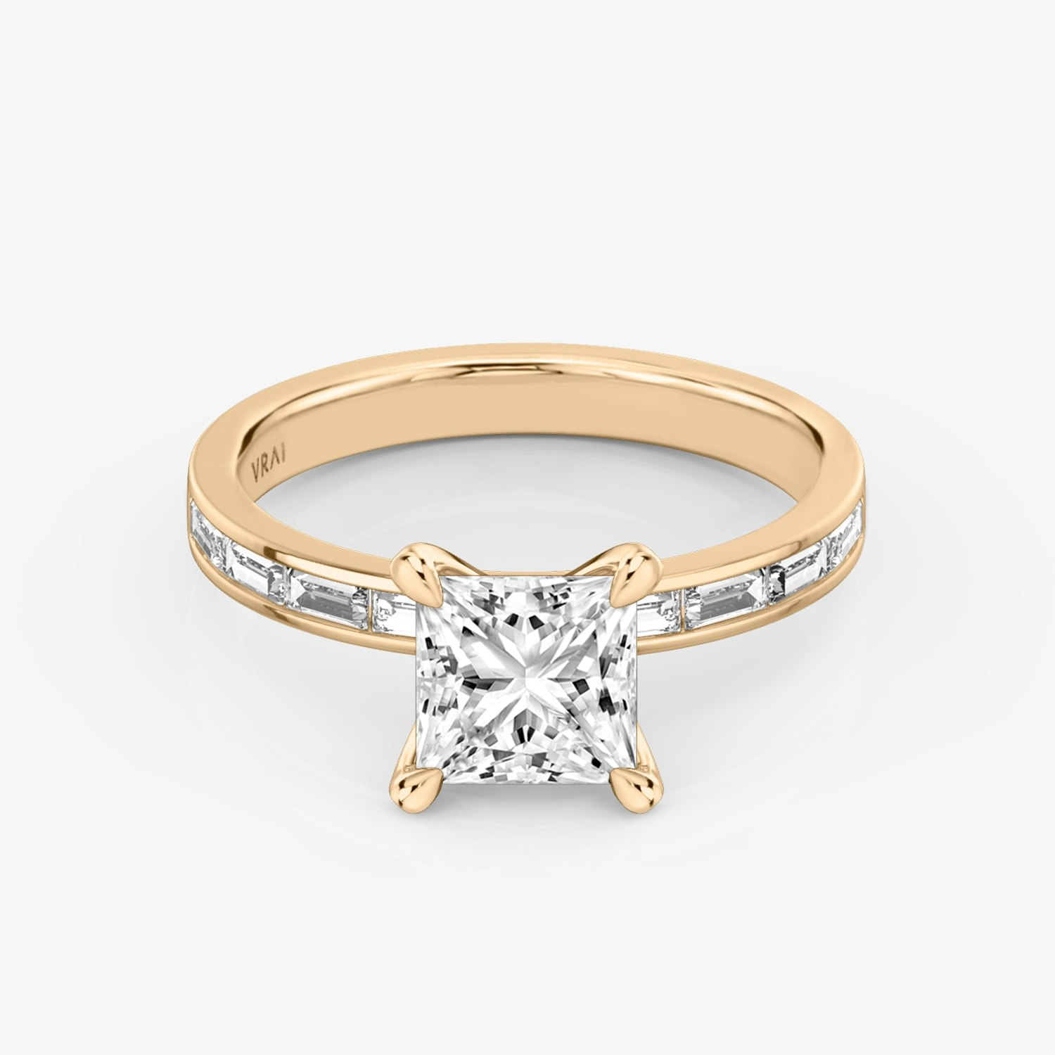 Devotion Princess Engagement Ring | 14k Rose Gold