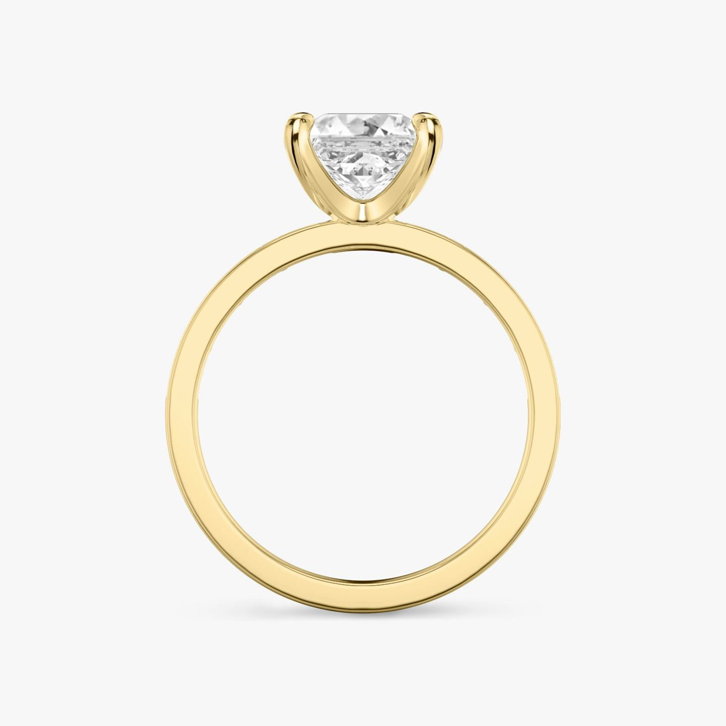 The Devotion | Princess | 18k | 18k Yellow Gold | Band stone shape: Baguette | Band: Original | Diamond orientation: vertical | Carat weight: See full inventory