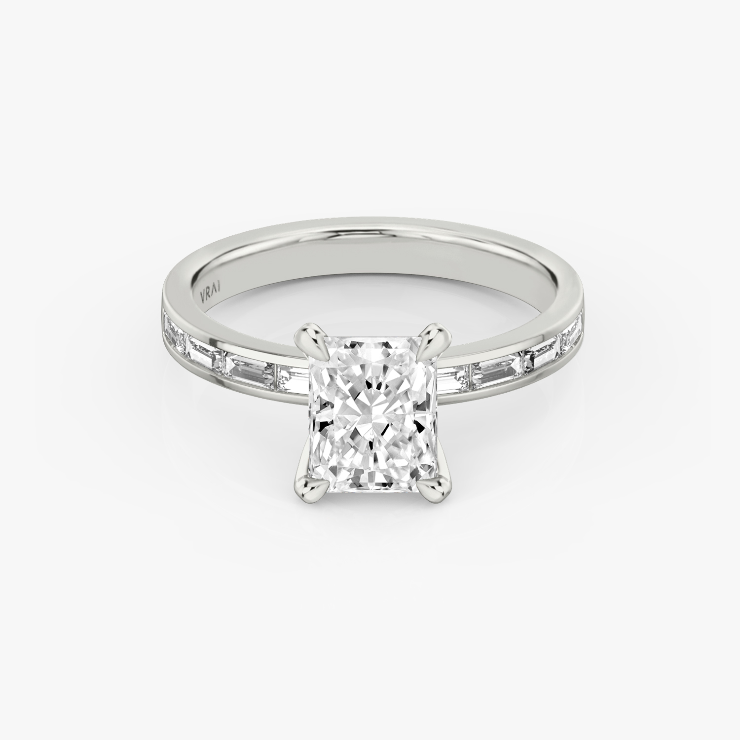 Devotion Radiant Engagement Ring | 18k White Gold