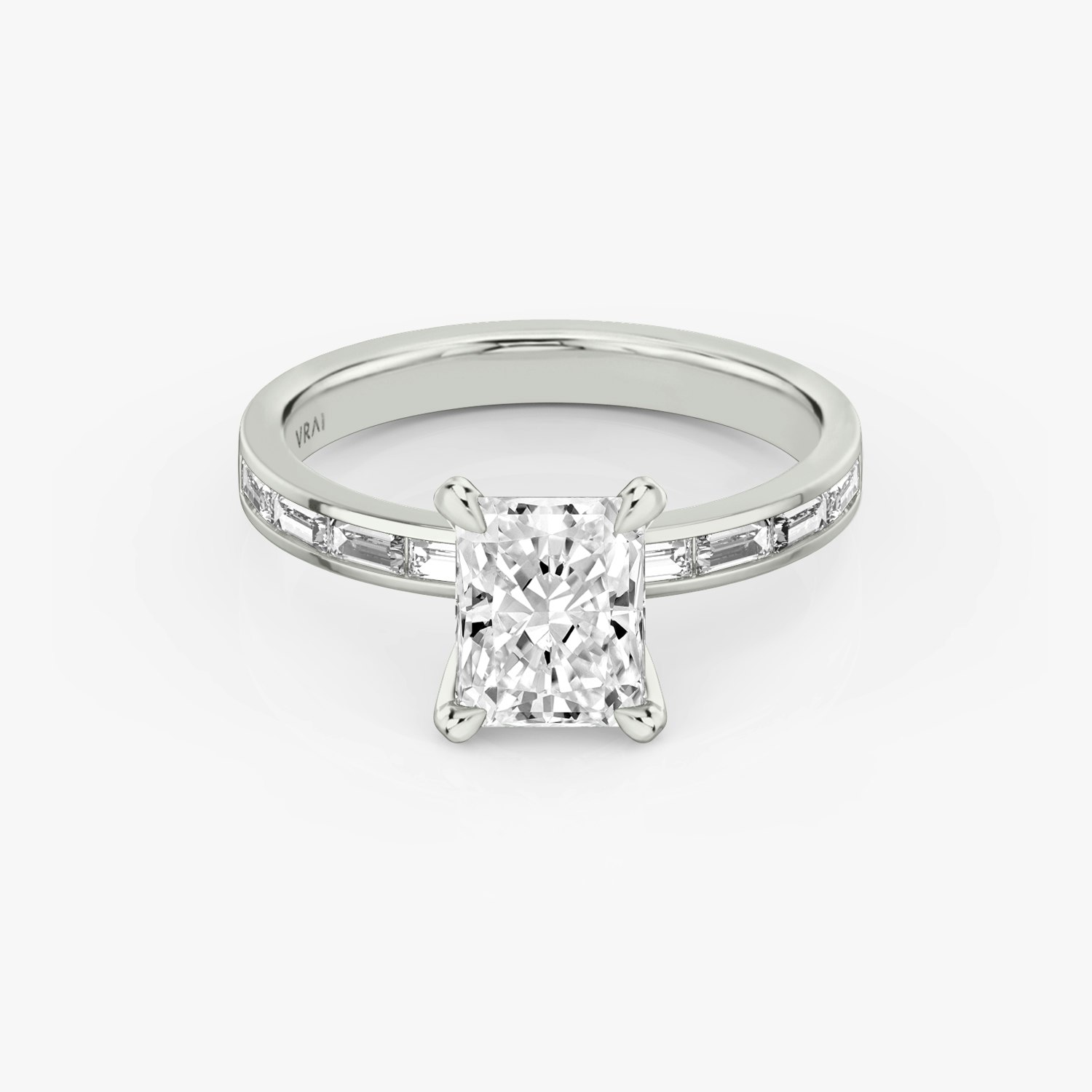 Devotion Radiant Engagement Ring | 18k White Gold