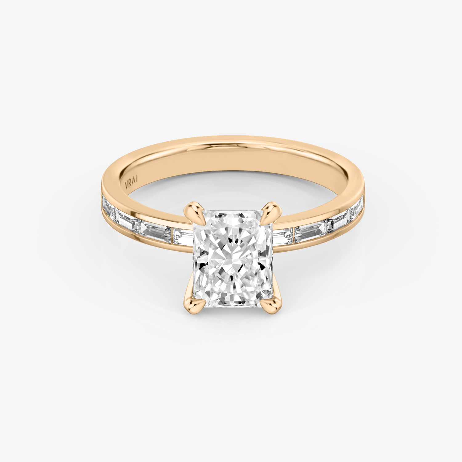 Devotion Radiant Engagement Ring | 14k Rose Gold