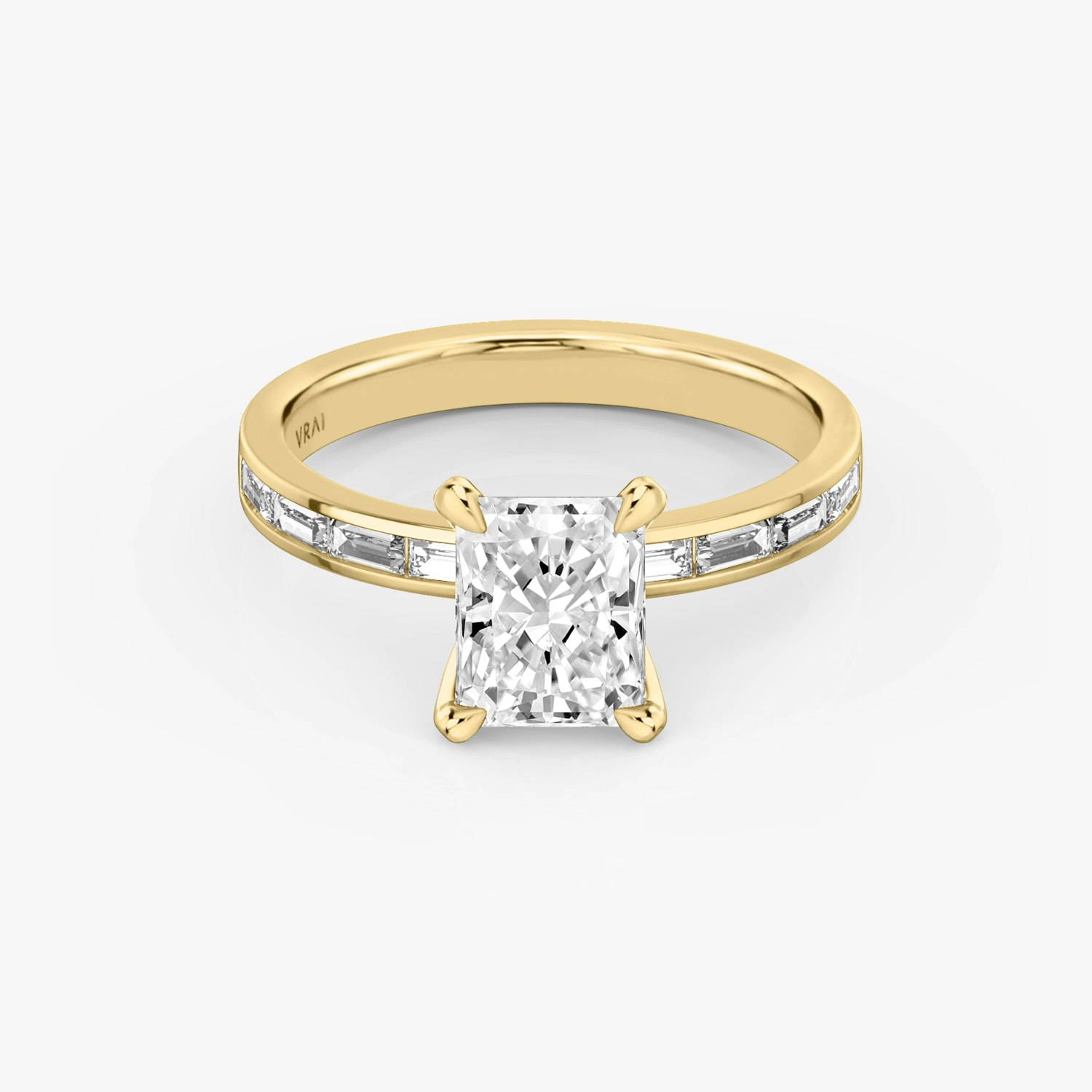 Devotion Radiant Engagement Ring | 18k Yellow Gold