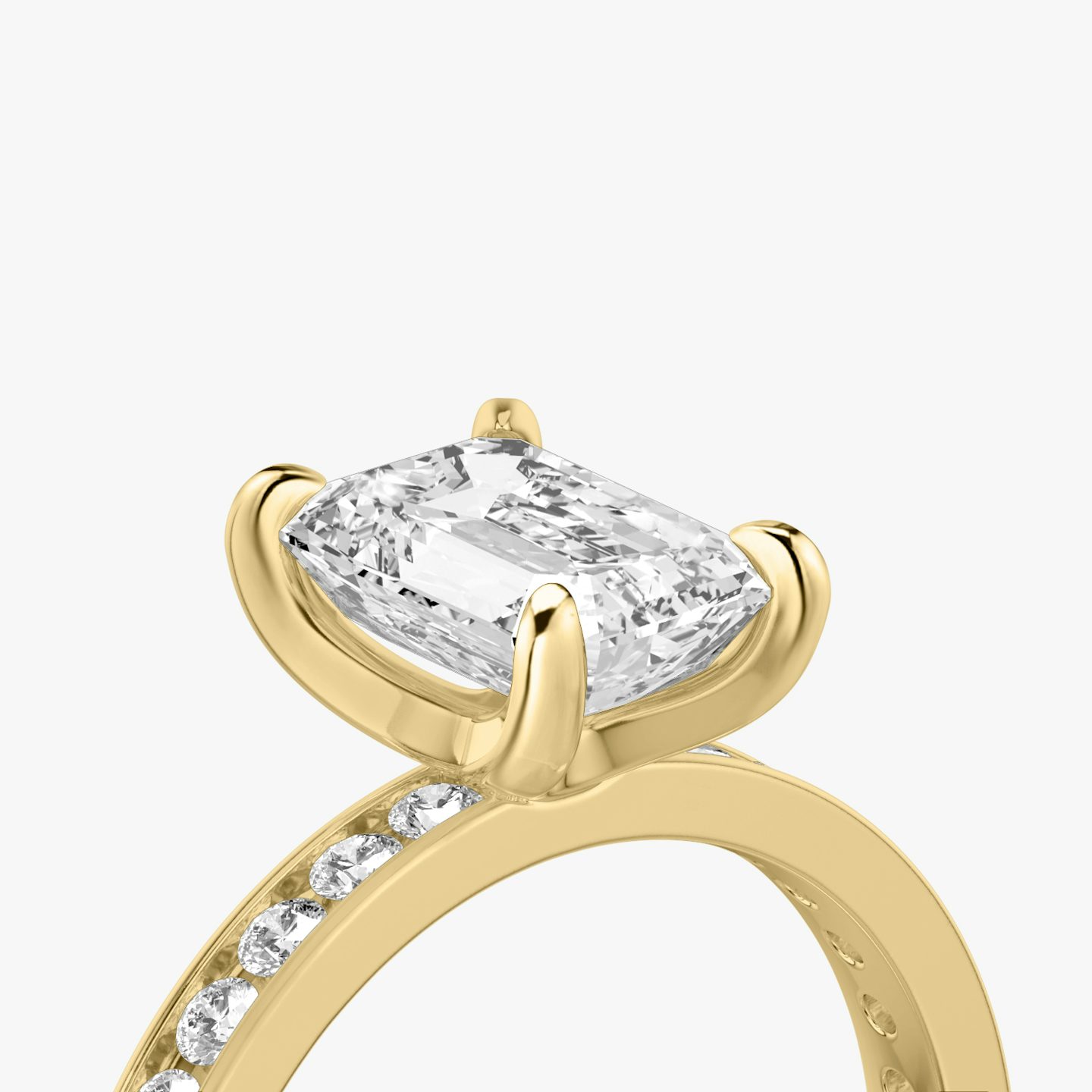 Devotion | Emerald | 18k | 18k Gelbgold | Ring: Pavé | Ringbesatz: Rund | Ring: Large | Diamantausrichtung: vertical | Karatgewicht: Gesamtbestand ansehen