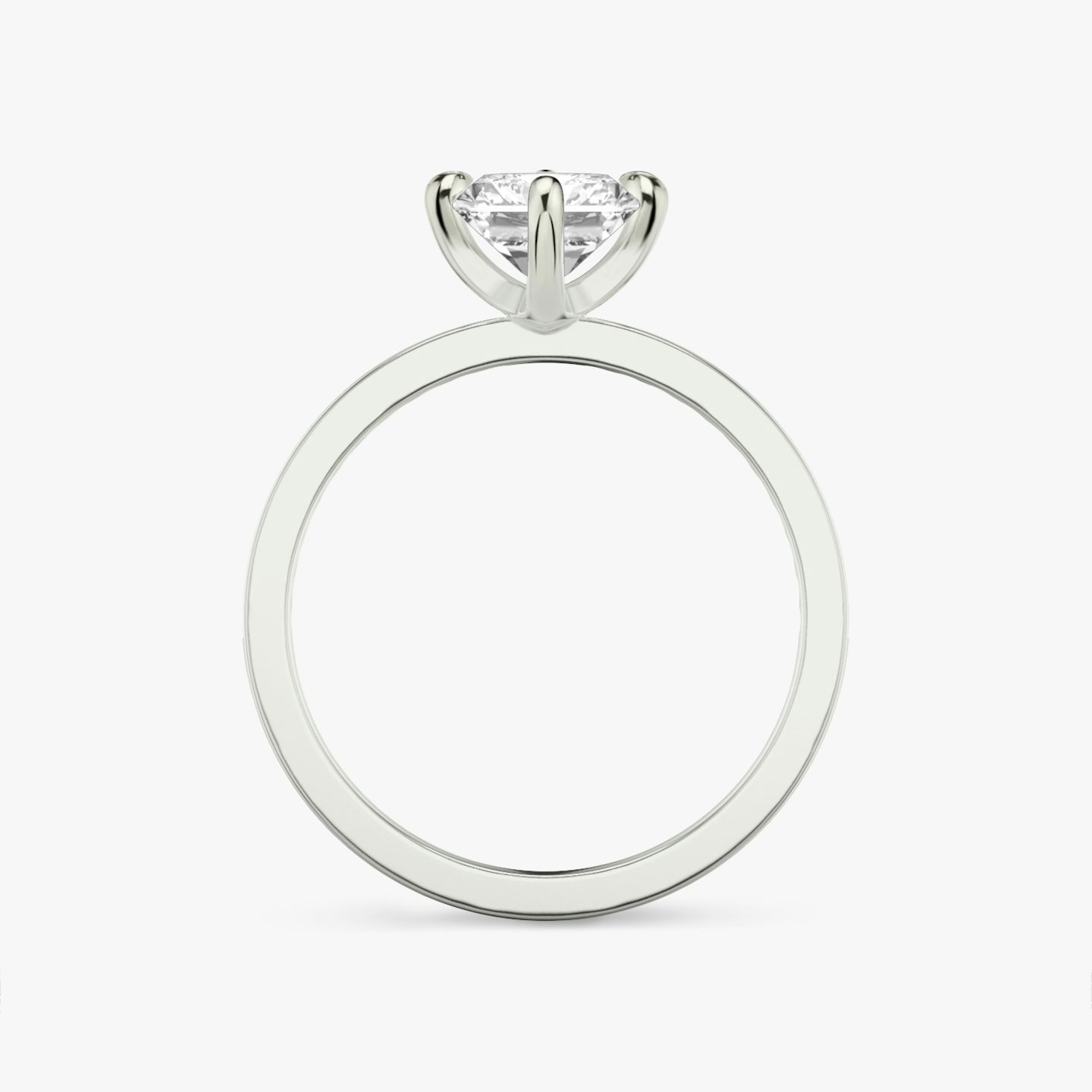 The Devotion | Pavé Marquise | 18k | 18k White Gold | Band: Pavé | Band stone shape: Round Brilliant | Band: Original | Diamond orientation: vertical | Carat weight: See full inventory