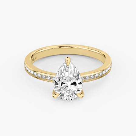 devotion pear diamond ring