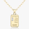 Closeup image of Currency Necklace