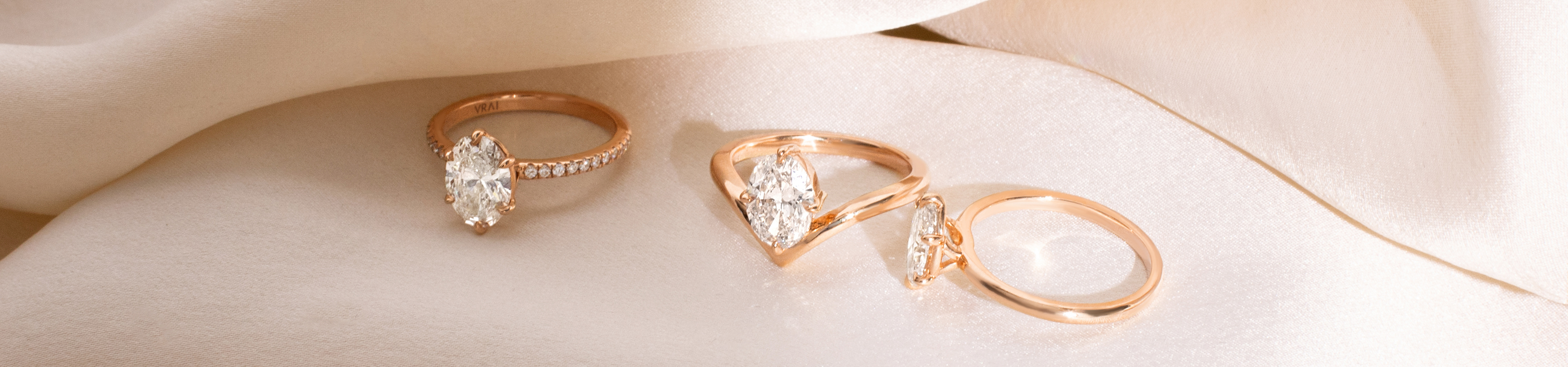 18K Rose Gold Rings, Customized Rings, Wedding Rings, Love Rings, Love  Story Rings, Heart Rings, Fusion Bands,Couple Rings, Diamond Rings, Name  Rings